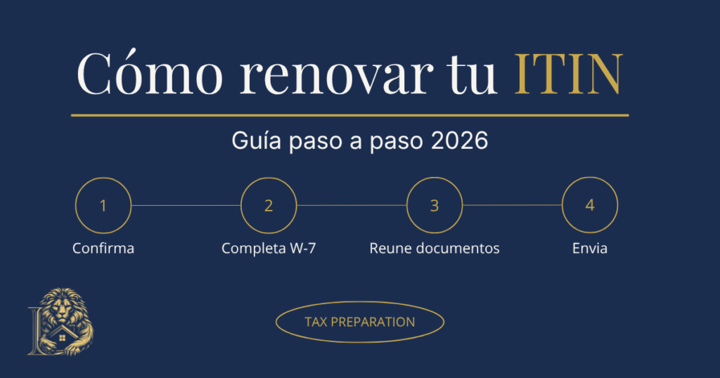 Pasos para renovar ITIN vencido en California